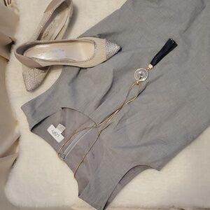 The Limited Grey Ruched Bodycon SZ 0